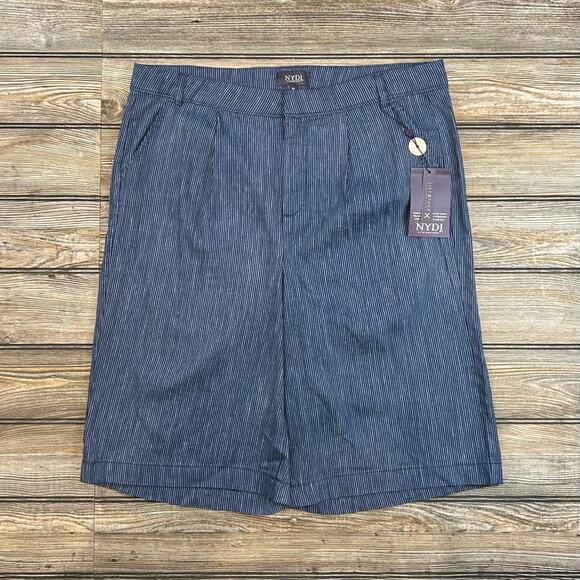 NWT NYDJ Women's Tailored Dress Bermuda Shorts Size 10 - Picture 1 of 6